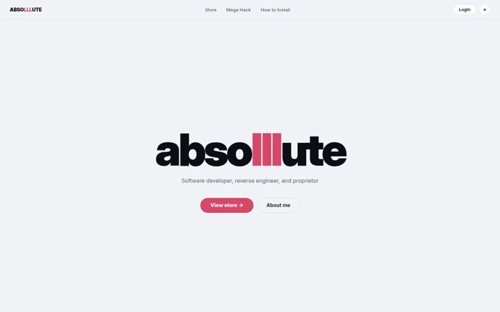 Screenshot of absolllute.com