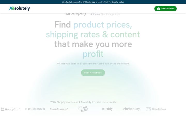 Screenshot of absolutelyapp.com