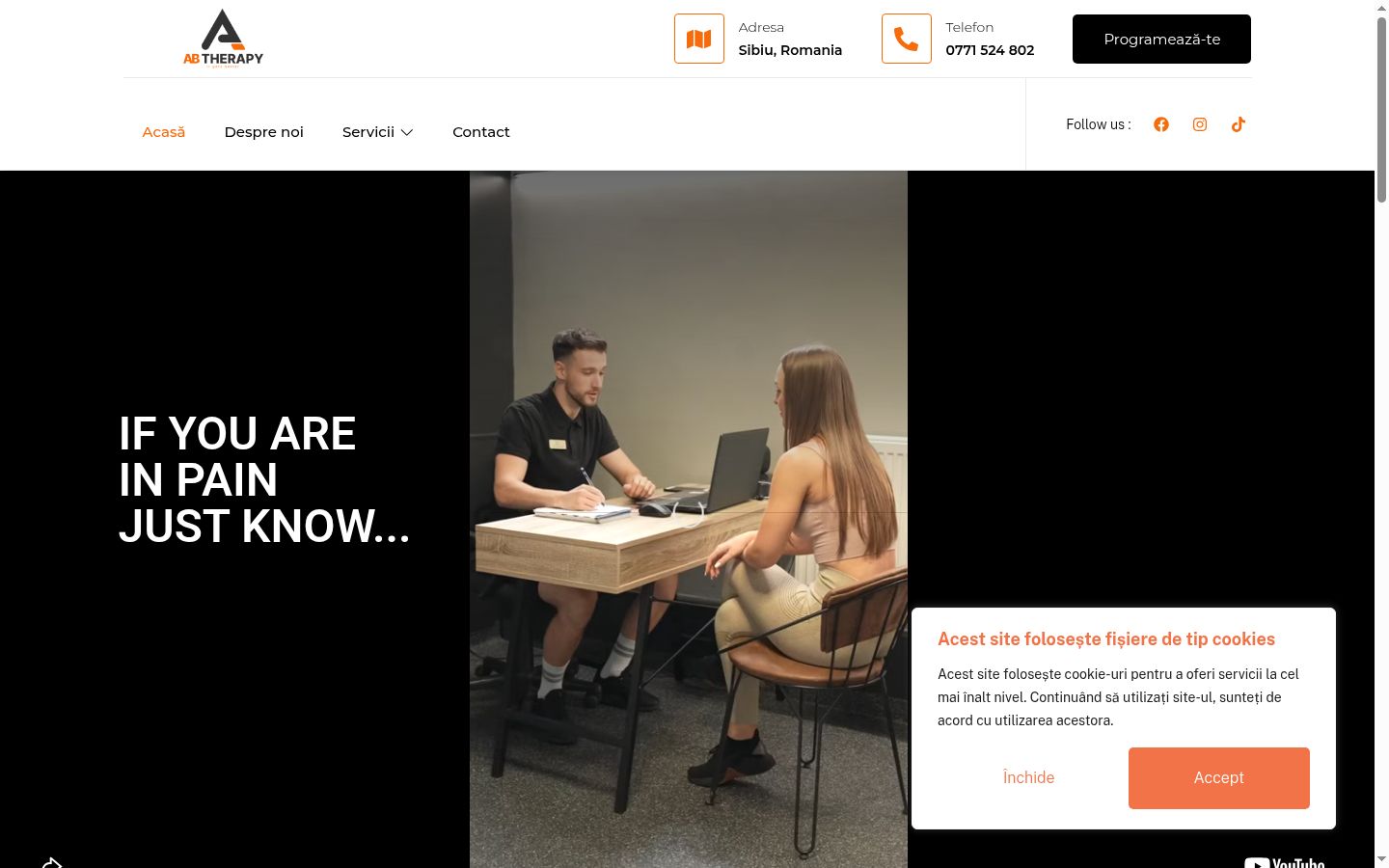 Capture d'écran de la bannière de consentement affichée avant toute interaction
