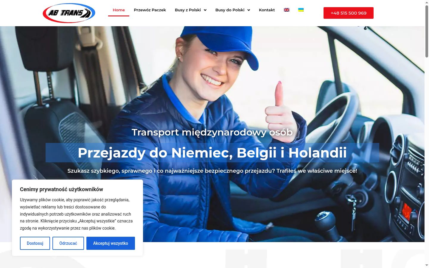 Snimka zaslona bannera za privolu prikazanog prije bilo kakve interakcije