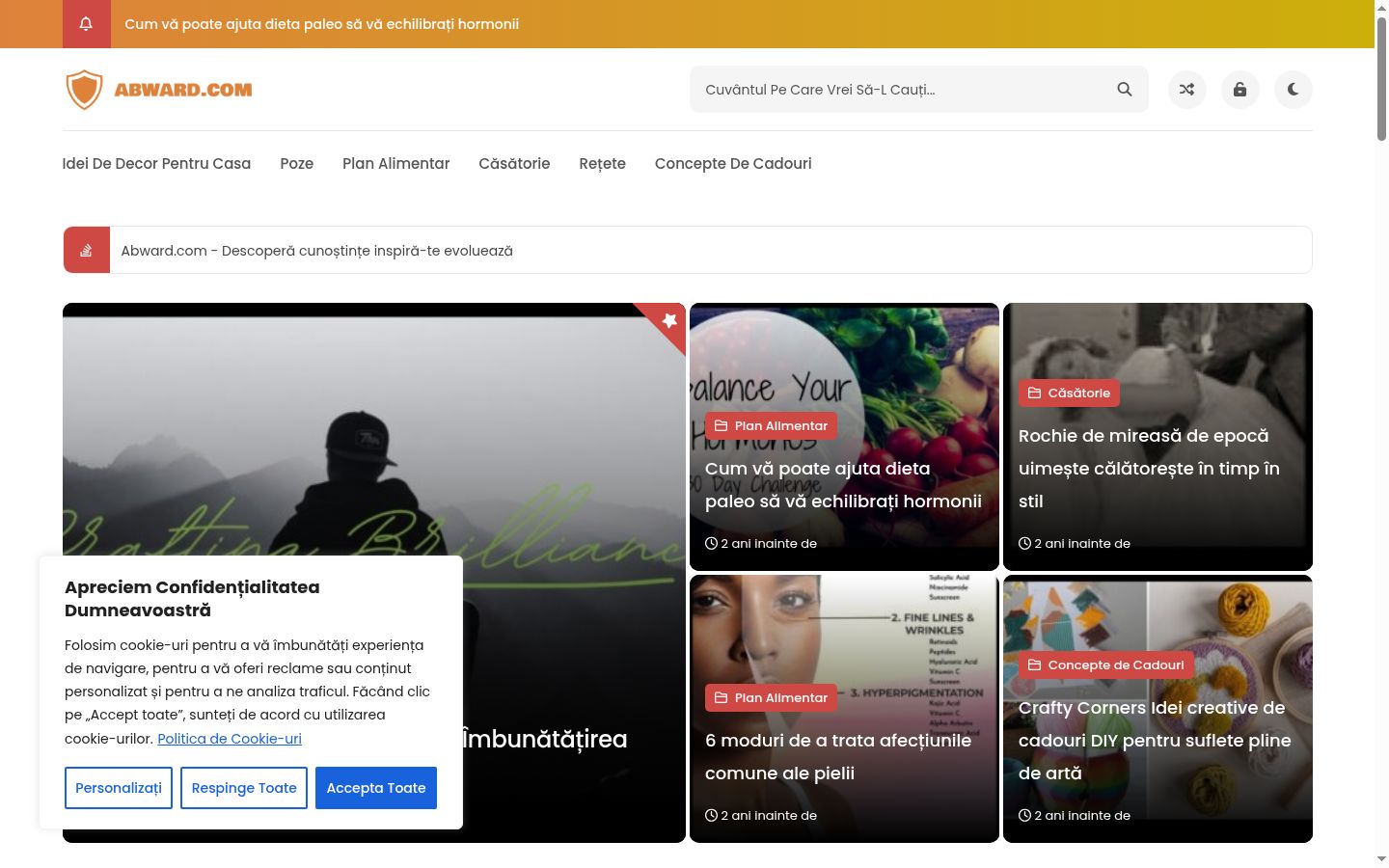 Sutikimo reklamjuostės, rodytos prieš bet kokią sąveiką, ekrano kopija