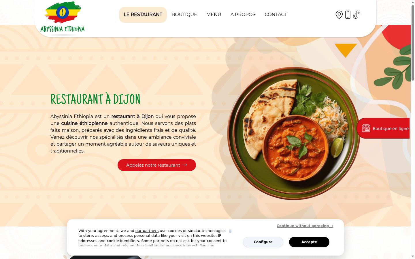 Zrzut ekranu banera zgody wyświetlanego przed jakąkolwiek interakcją