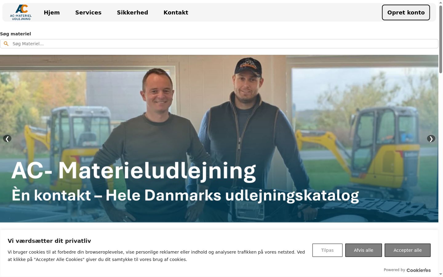 Screenshot tal-banner tal-kunsens muri qabel kwalunkwe interazzjoni