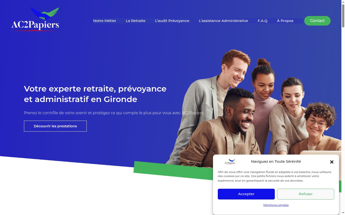 Sutikimo reklamjuostės, rodytos prieš bet kokią sąveiką, ekrano kopija