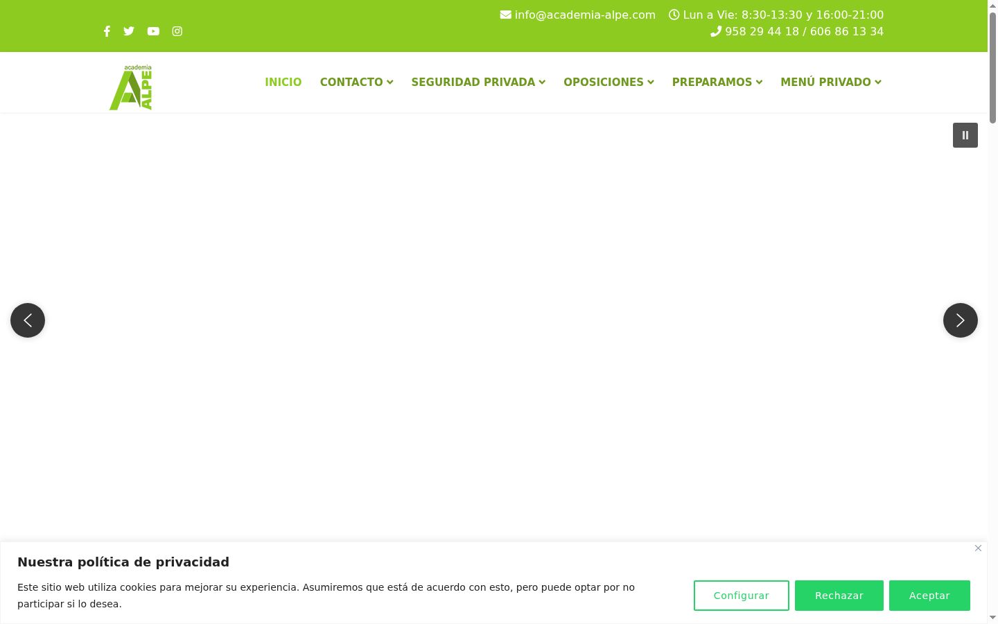 Zrzut ekranu banera zgody wyświetlanego przed jakąkolwiek interakcją