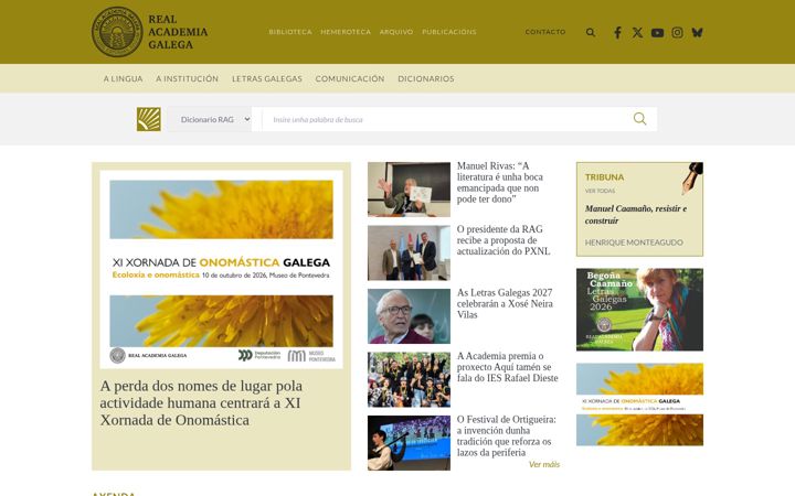 Screenshot of academia.gal