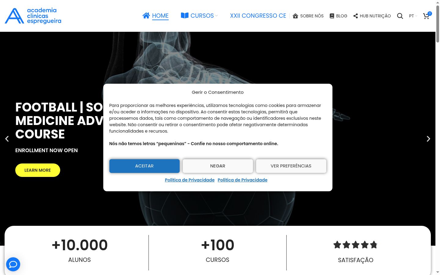 Sutikimo reklamjuostės, rodytos prieš bet kokią sąveiką, ekrano kopija