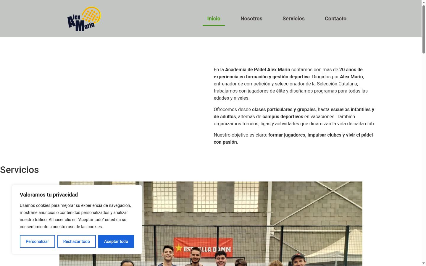 Screenshot des Einwilligungsbanners vor jeglicher Interaktion