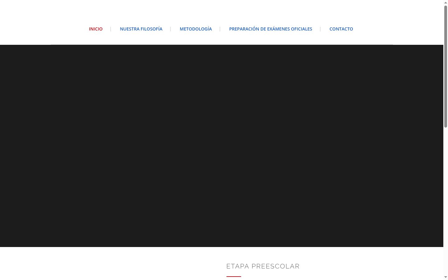 Captura de pantalla del banner de consentimiento mostrado antes de cualquier interacción