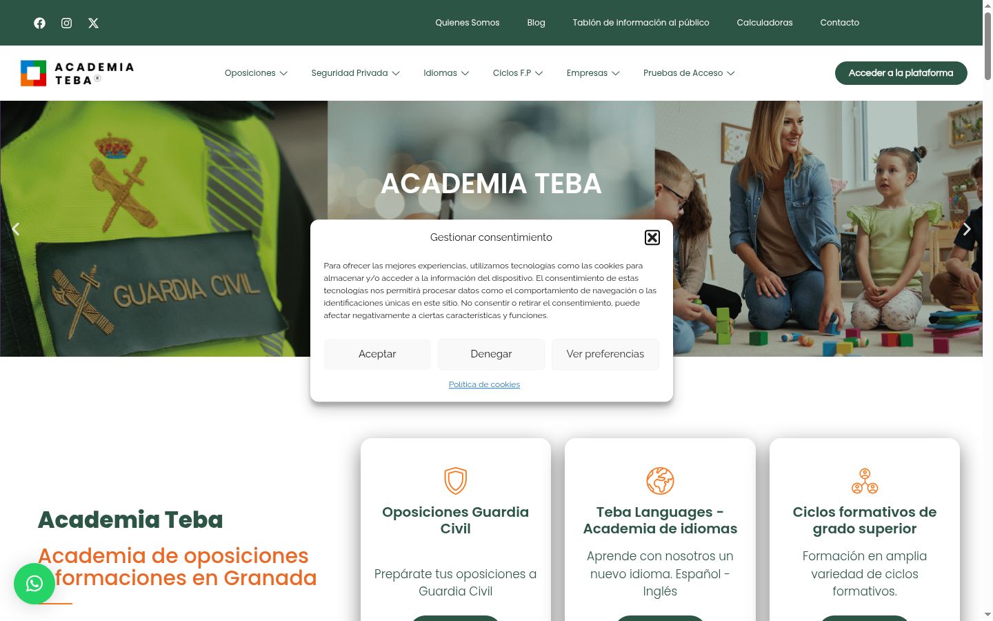 Ekrānuzņēmums ar piekrišanas baneri, kas tika rādīts pirms jebkādas mijiedarbības