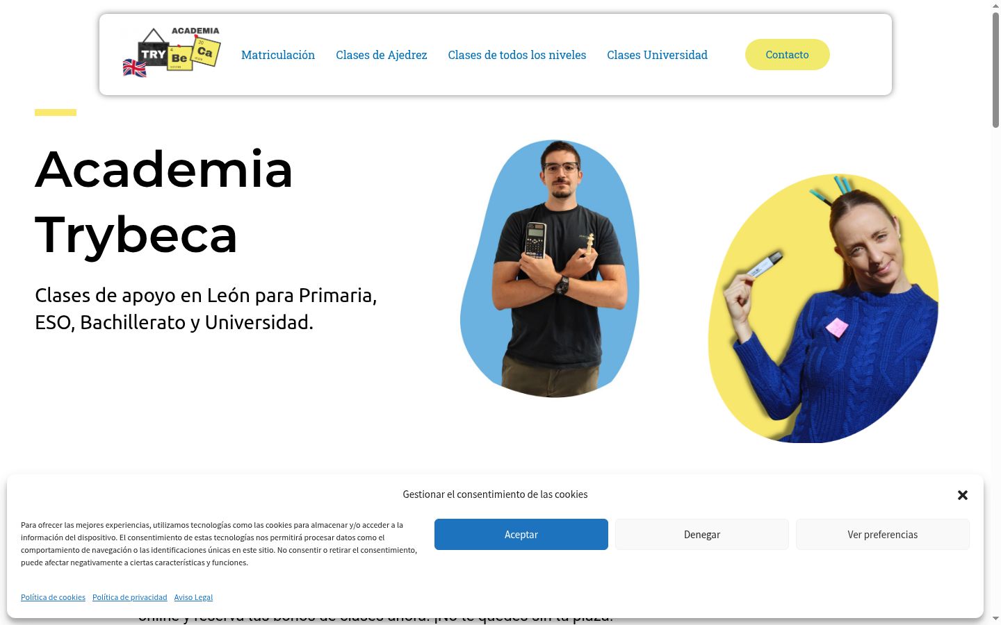 Ekrānuzņēmums ar piekrišanas baneri, kas tika rādīts pirms jebkādas mijiedarbības