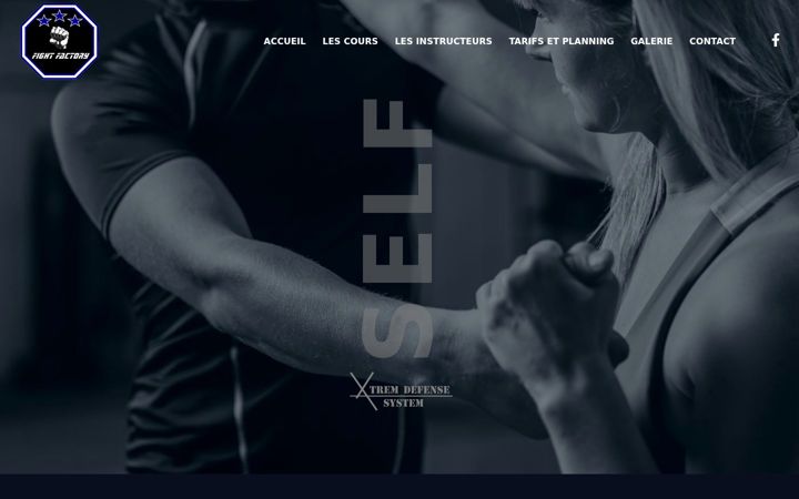 Screenshot of academie-fight-factory.fr
