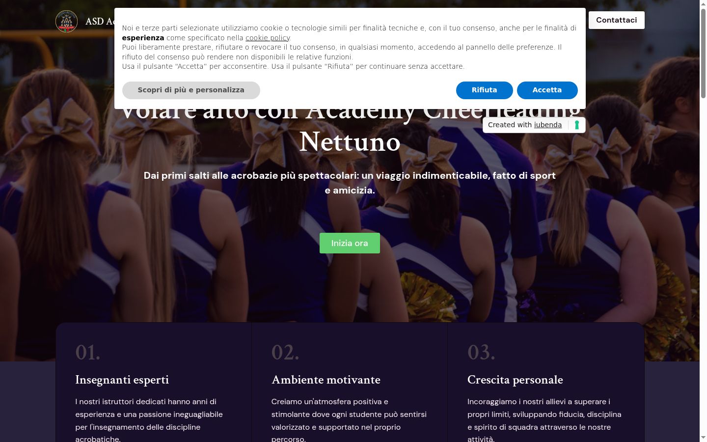 Ekrānuzņēmums ar piekrišanas baneri, kas tika rādīts pirms jebkādas mijiedarbības