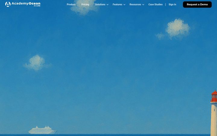 Screenshot of academyocean.com