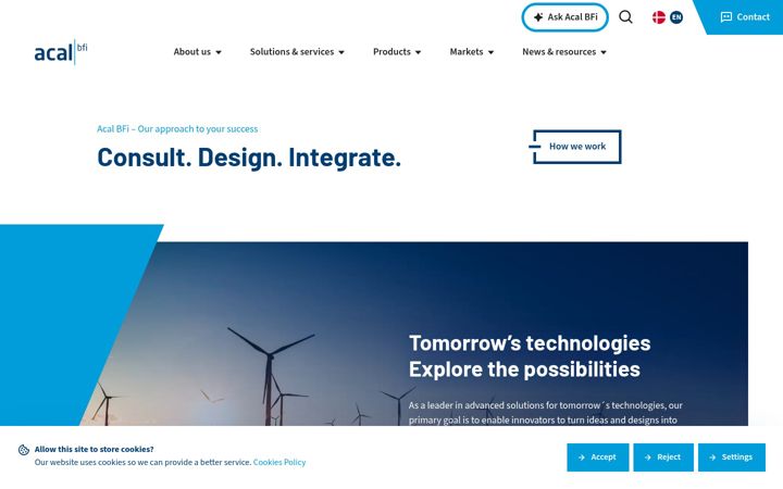 Screenshot of acalbfi.com