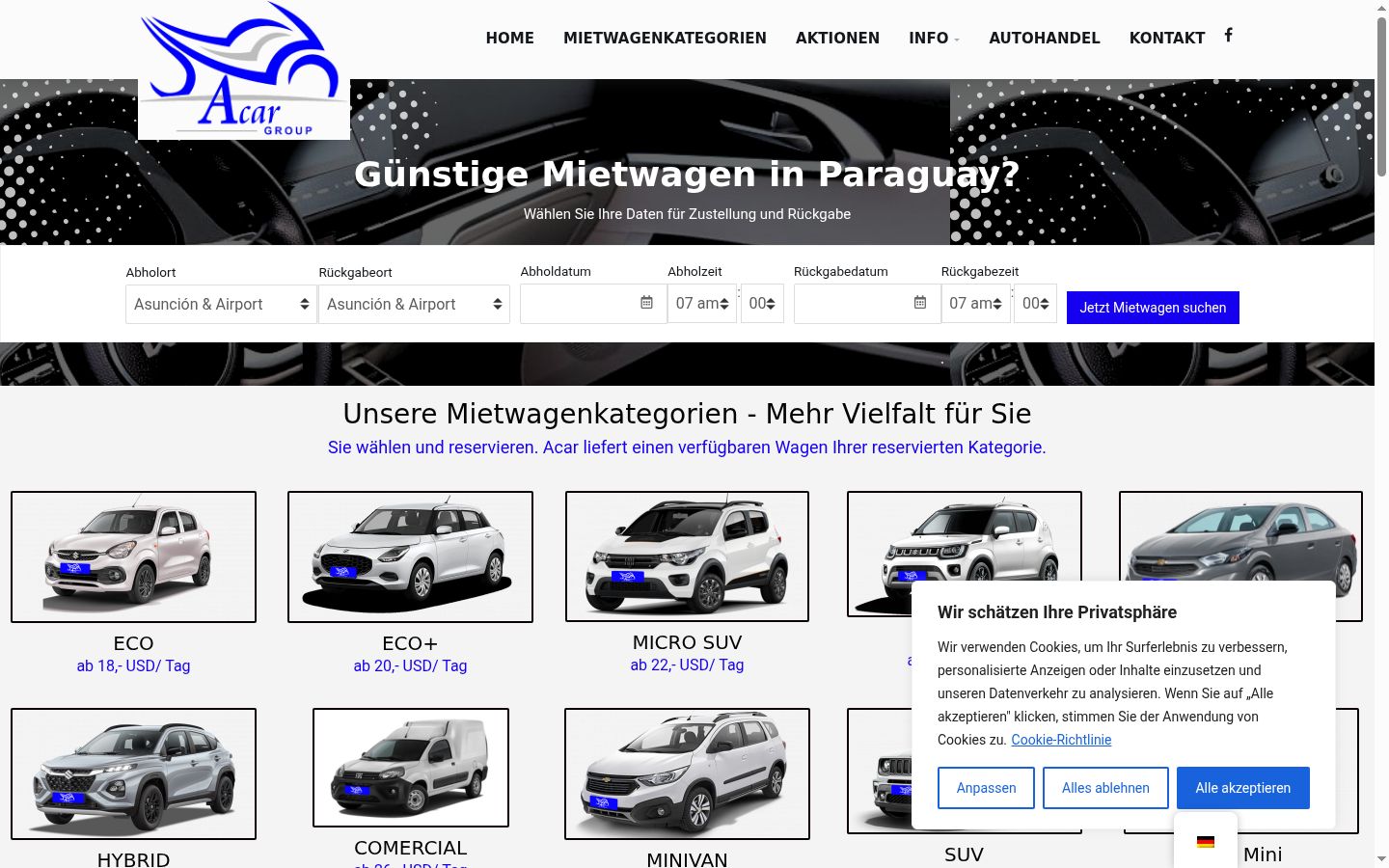 Snímek obrazovky baneru souhlasu zobrazeného před jakoukoli interakcí