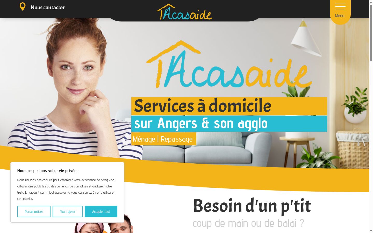 Screenshot tal-banner tal-kunsens muri qabel kwalunkwe interazzjoni