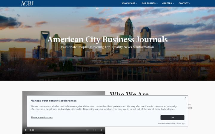 Screenshot of acbj.com