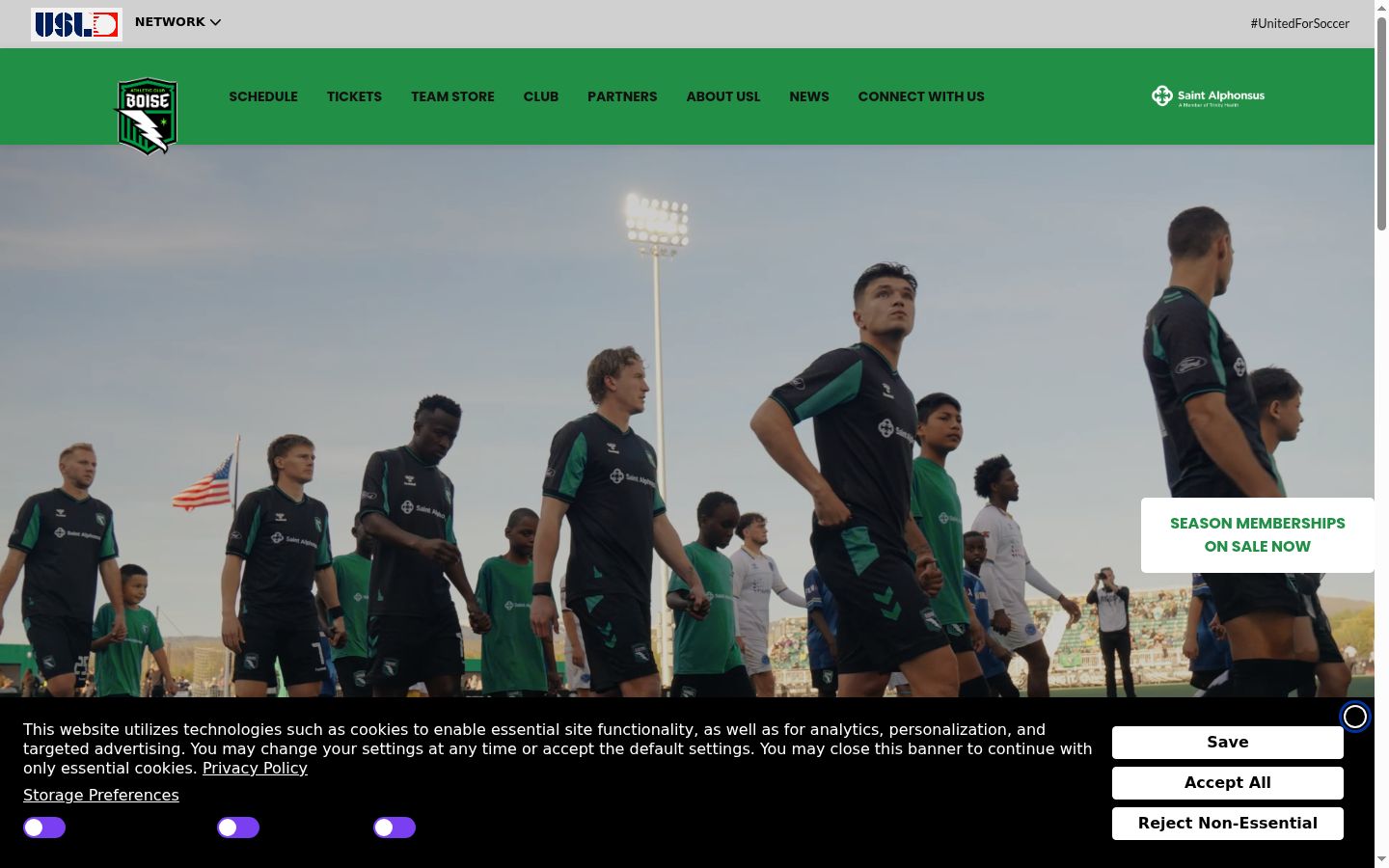 Screenshot του banner συγκατάθεσης που εμφανίστηκε πριν από οποιαδήποτε αλληλεπίδραση