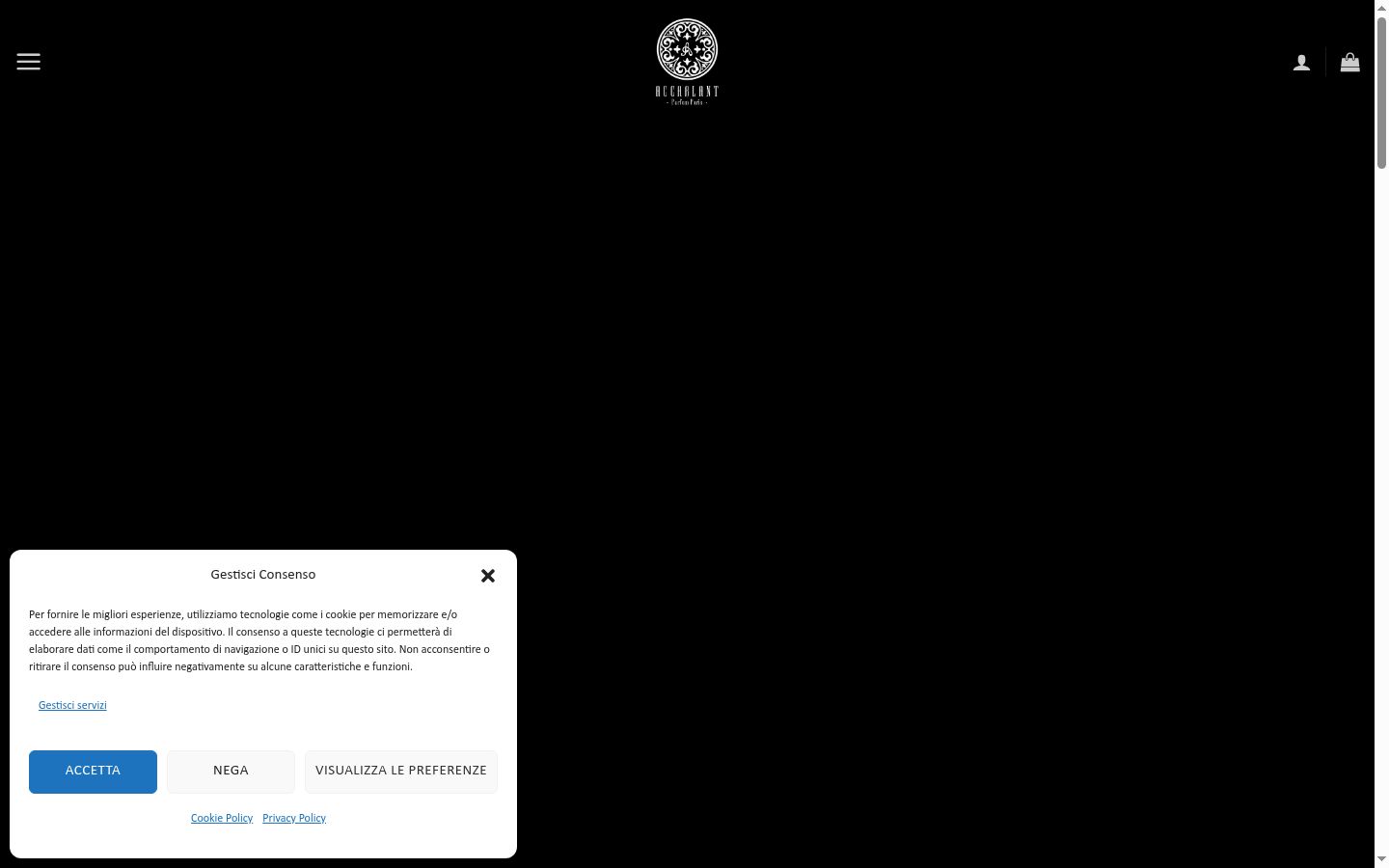 Ekraanipilt nõusolekubännerist, mida näidati enne mis tahes suhtlust