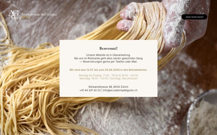 Screenshot of accademiadelgusto.ch