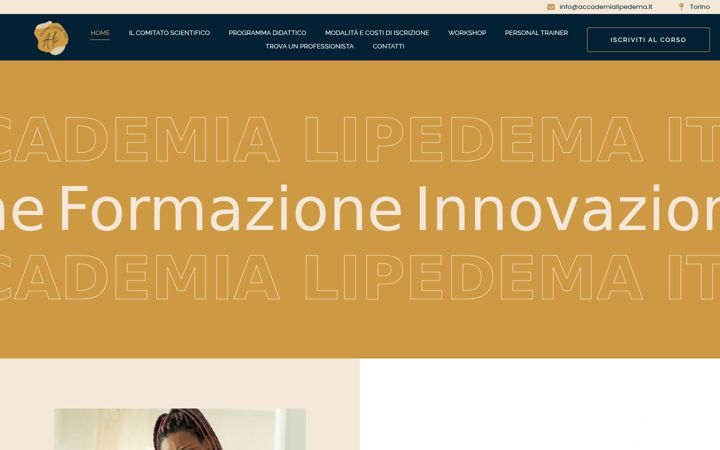 Captură de ecran a accademialipedema.it