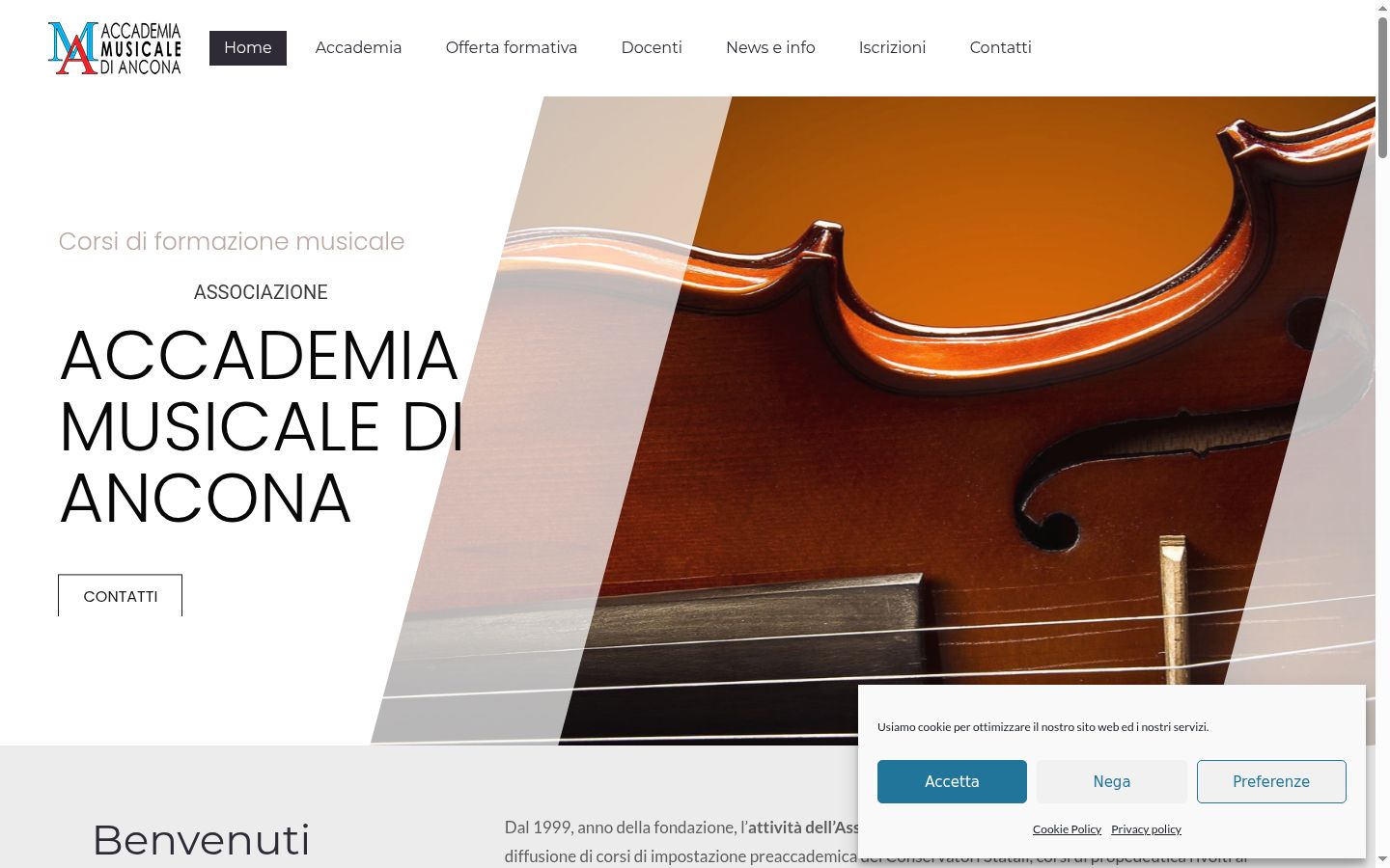 Screenshot tal-banner tal-kunsens muri qabel kwalunkwe interazzjoni
