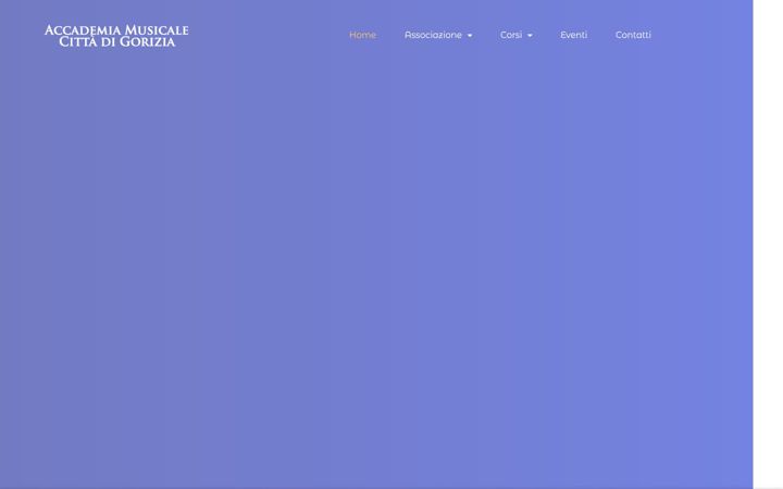 Screenshot von accademiamusicalegorizia.it