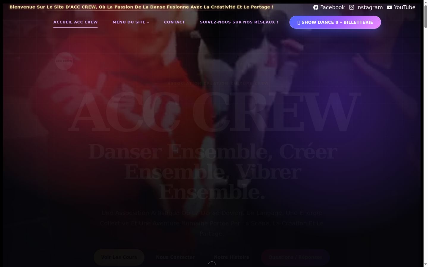 Captura de pantalla del banner de consentimiento mostrado antes de cualquier interacción