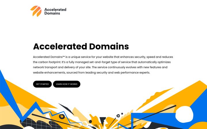 Screenshot of accelerateddomains.com