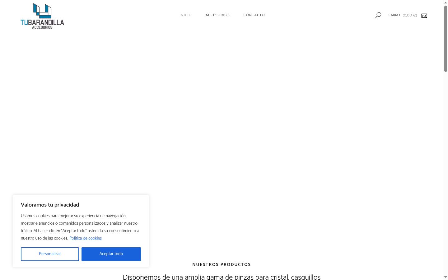 Sutikimo reklamjuostės, rodytos prieš bet kokią sąveiką, ekrano kopija