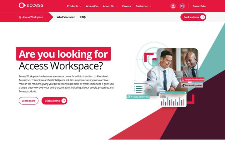 Snimka zaslona za accessacloud.com