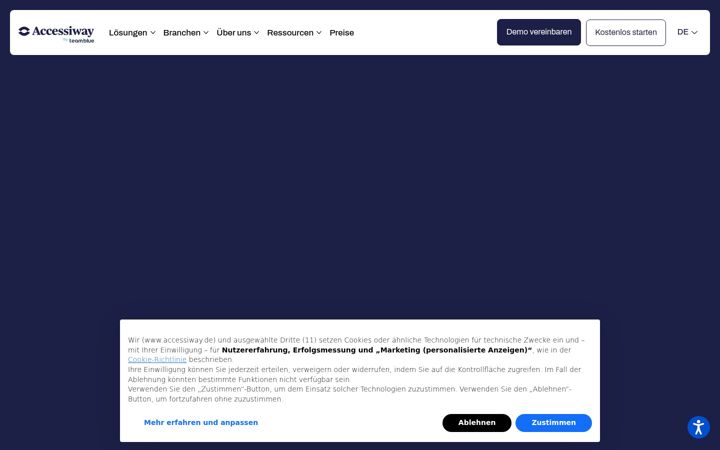 Screenshot of accessiway.at