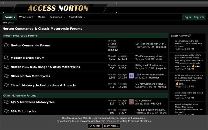 Screenshot of accessnorton.com