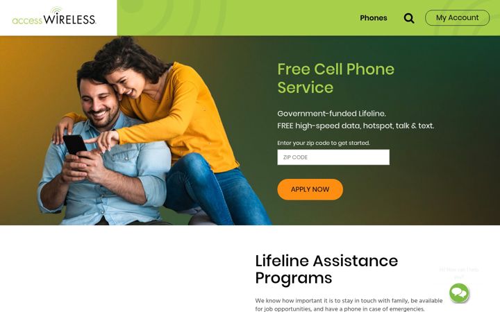Képernyőkép: accesswireless.com