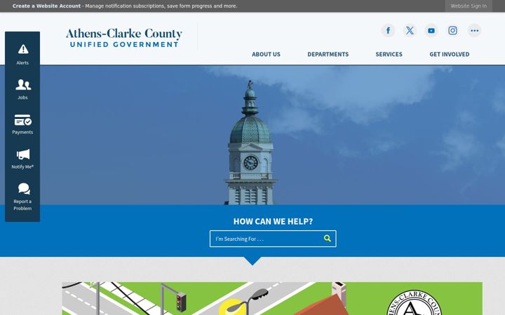 Screenshot of accgov.com
