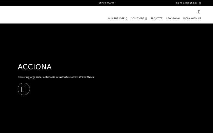 Screenshot of acciona.us