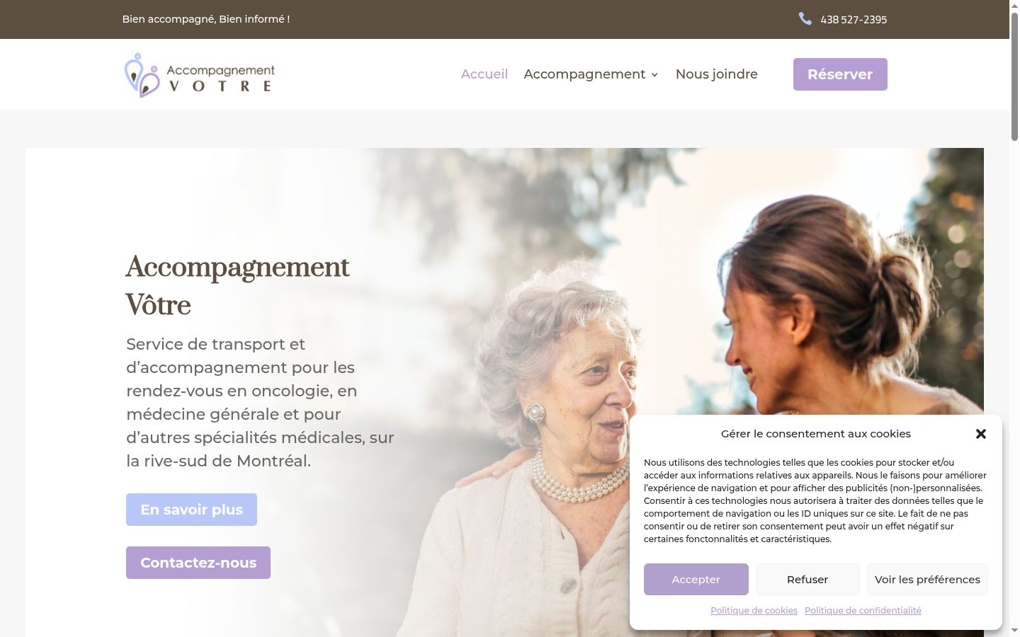 Snimka zaslona bannera za privolu prikazanog prije bilo kakve interakcije