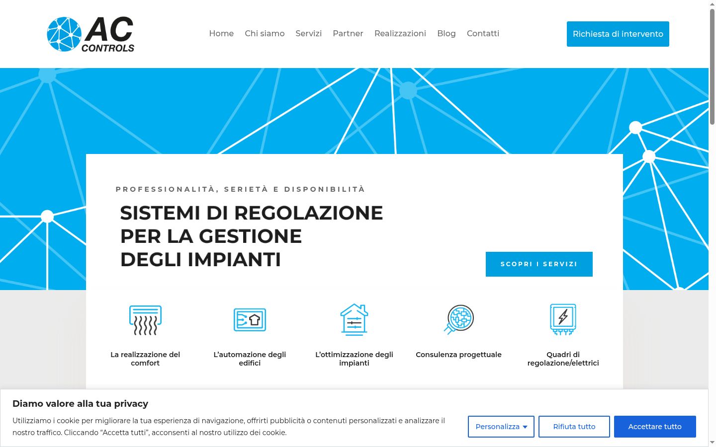 Screenshot tal-banner tal-kunsens muri qabel kwalunkwe interazzjoni