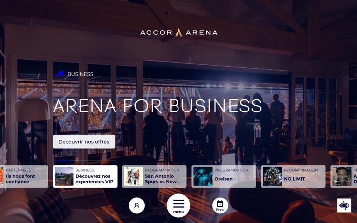 Screenshot of accorarena.com