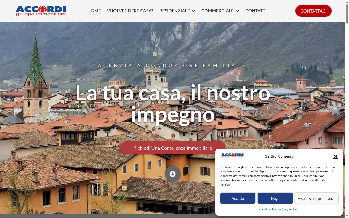 Screenshot tal-banner tal-kunsens muri qabel kwalunkwe interazzjoni