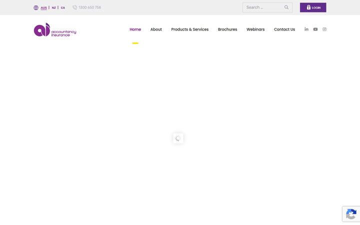 Screenshot of accountancyinsurance.com.au