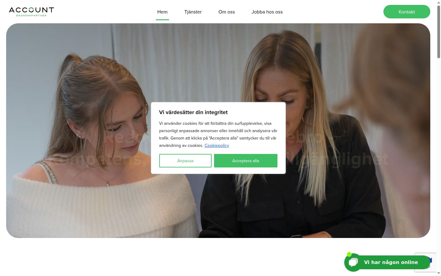 Snímek obrazovky baneru souhlasu zobrazeného před jakoukoli interakcí
