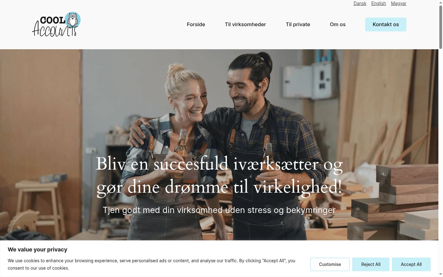 Sutikimo reklamjuostės, rodytos prieš bet kokią sąveiką, ekrano kopija