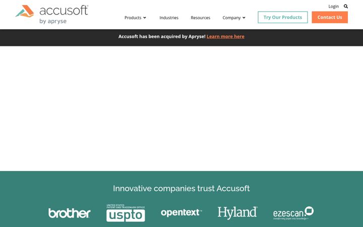 Screenshot του accusoft.com
