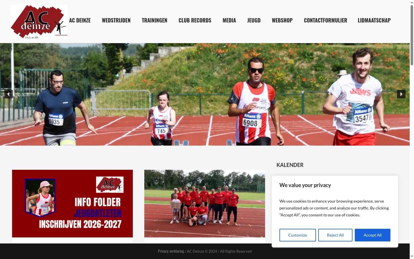 Zrzut ekranu banera zgody wyświetlanego przed jakąkolwiek interakcją
