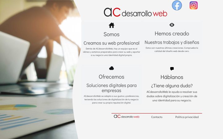 Screenshot of acdesarrolloweb.es