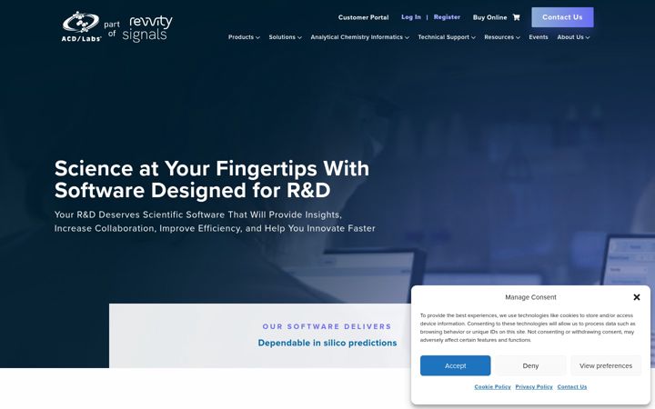 Screenshot of acdlabs.com