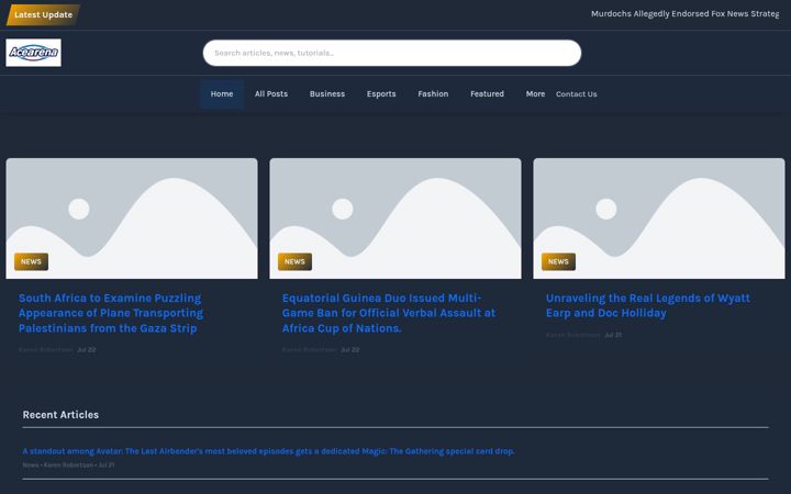 Screenshot of acearena.nl