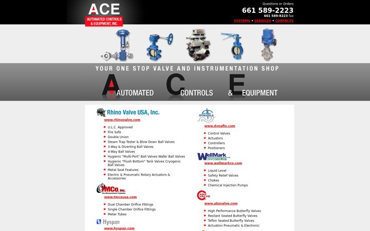 Screenshot of acecontrol.biz